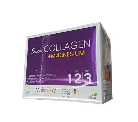 Suda Collagen Multiform Magnesium 30 x 15 g Portakal Aromalı