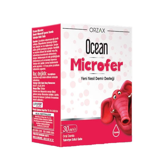 Orzax Ocean Microfer Takviye Edici Gıda 30 ml - Damla